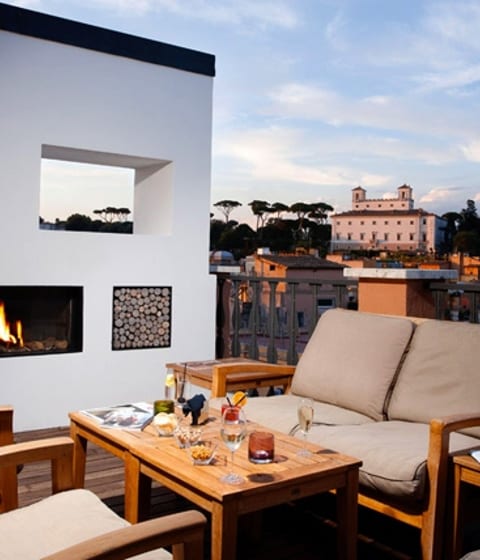 Balcony at the Portrait Suites