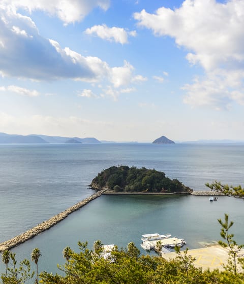 benesse house views naoshima island in japan
