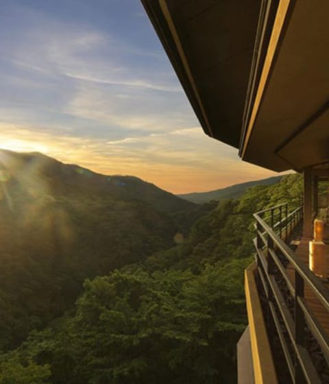 Hakone Ginyu sunset