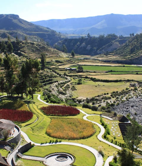 Luxury hotel the Colca Lodge Spa & Hot Springs, Colca Valley, Peru