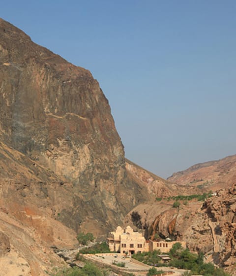 The spectacular setting of Evason Ma’In Hot Springs, Jordan