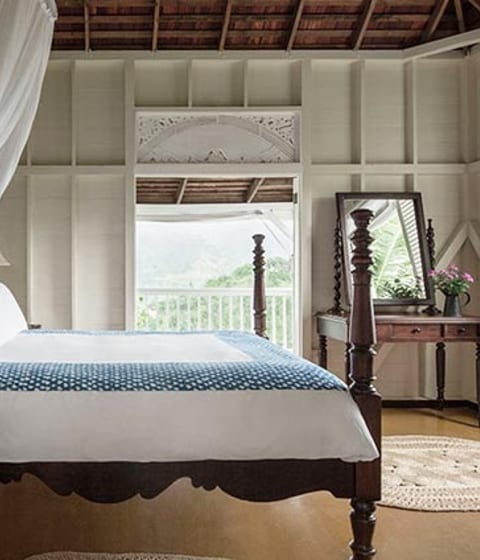 Charming and cosy rooms at Strawberry Hill Hotel, Jamaica
