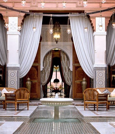 Royal Mansour riad hotel in Marrakech in morocco