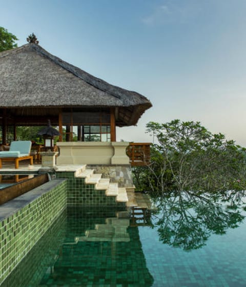 The pool at the Amandari Bali