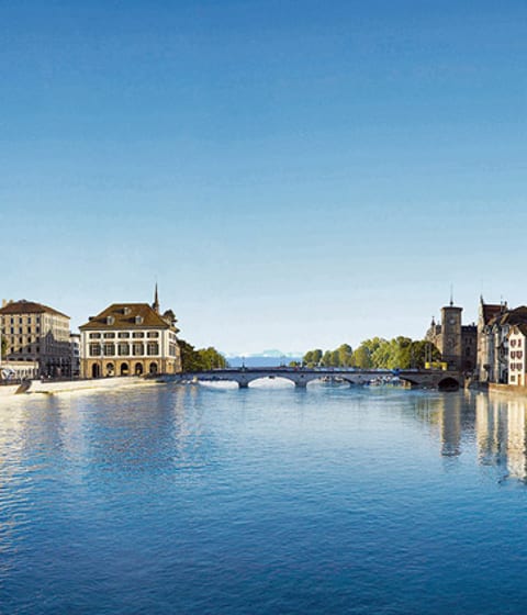 View of River Limmat, Zurich | Black Tomato