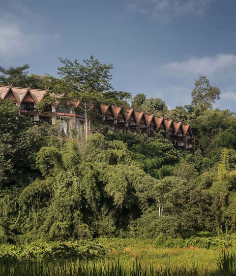 Anantara Golden Triangle Elephant Camp and Resort in Chiang Rai in Thailand