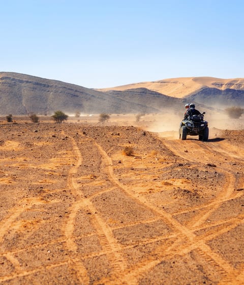 Quad biking in Agafay Desert