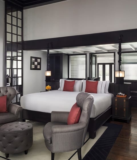 suite at at the Siam Hotel in Bangkok in thailand