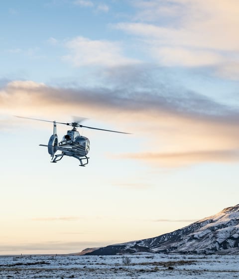 Helicopter tour above Iceland, luxury Iceland tours