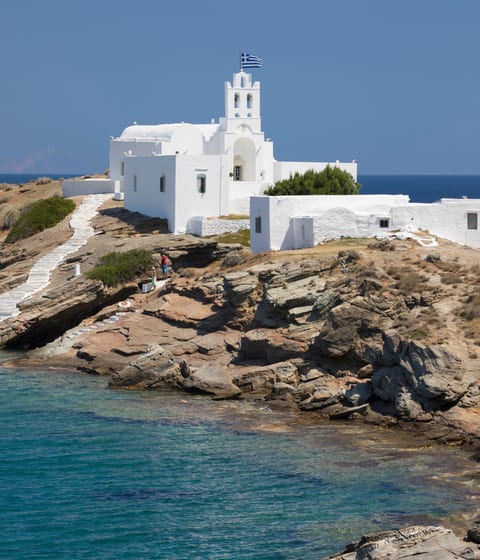 Chrisopigi Monastery, Sifnos, Greece
