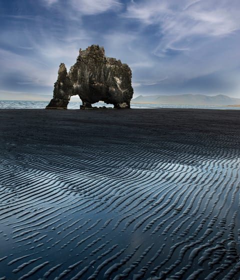 Iceland troll peninsula