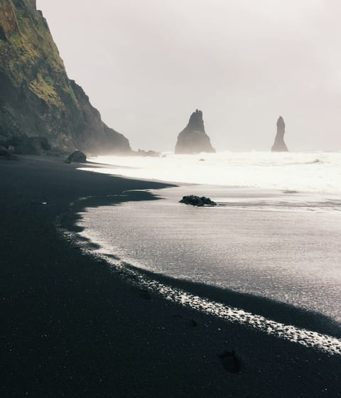 Black sand beaches Iceland
