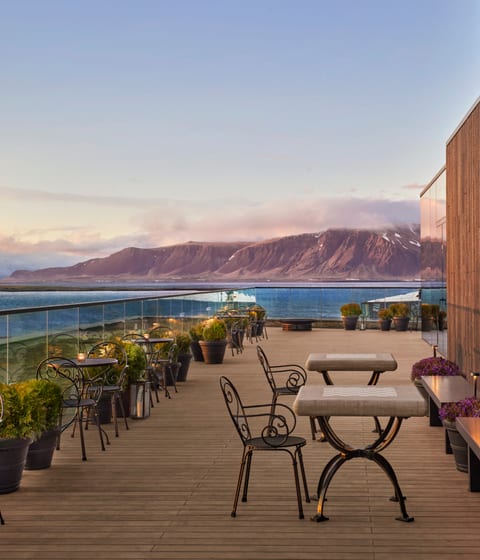 reykjavik edition roof terrace in iceland