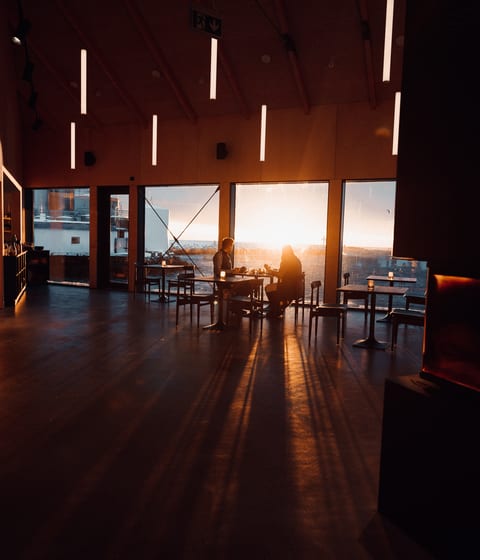 FANGST restaurant at hattvika lodge in norway