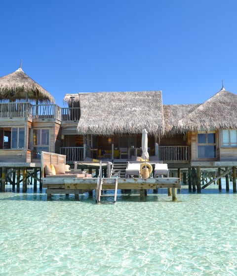 Gili Lankanfushi villa in the indian ocean in the maldives