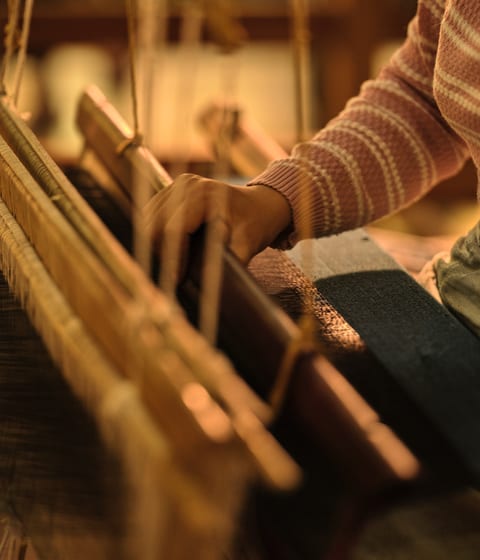 Ok Pok Tok weaving workshop in luang prabang in laos