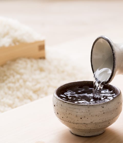awamori drink in okinawa in japan