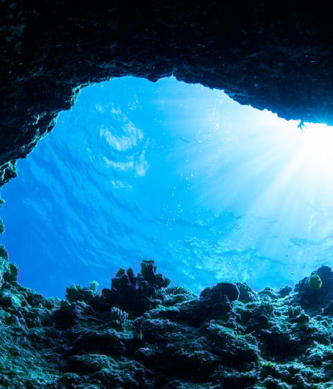 okinawa blue cave in japan