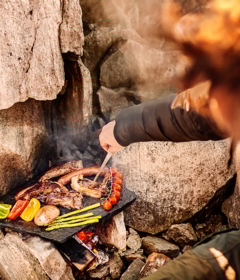 Camp Kiattua BBQ in greenland