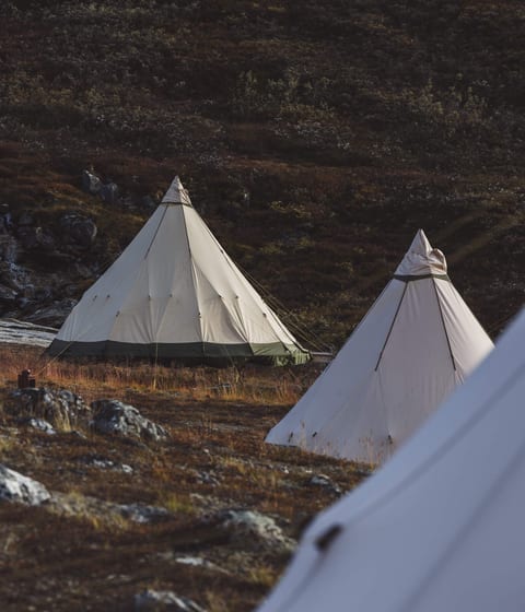 camp kiattua tents in greenland