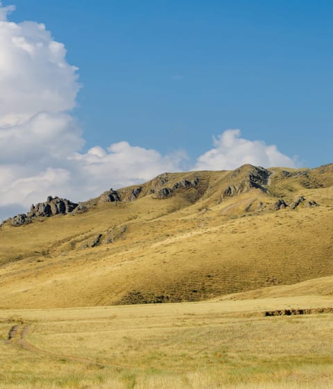 orkhon valley mountains in mongolia