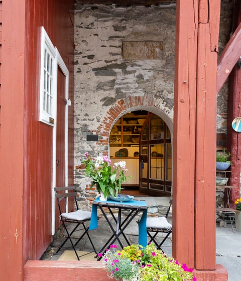 house in bryggen in norway