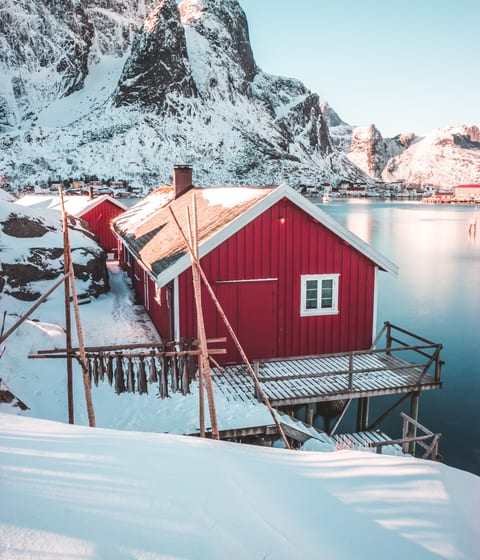 reine in lofoten islands in norway