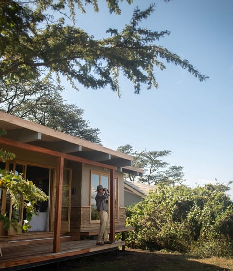 Entamanu - main camp tent exterior