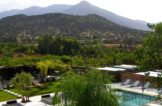 view over Atlas mountains