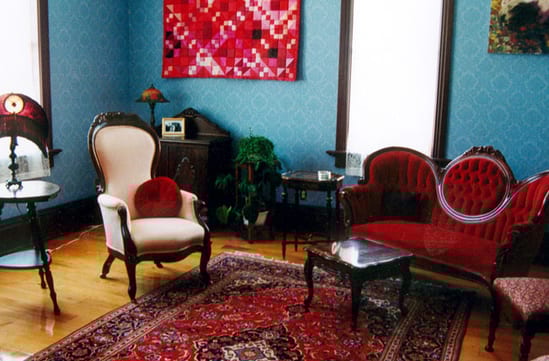 Take tea in the eclectic Parlour