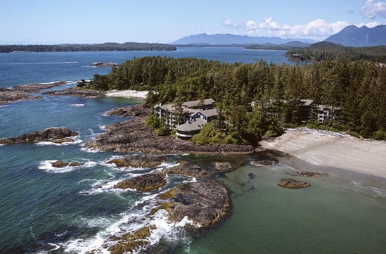 Take in the spectacular views at The Wickaninnish Inn