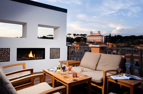 Balcony at the Portrait Suites