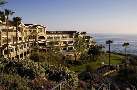 Views over the sea from the Montage Laguna Beach