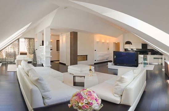 Modern decor of Hotel Marmont's rooms