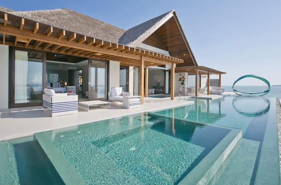 Maldives resort private pool