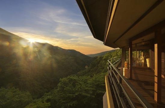 Hakone Ginyu sunset
