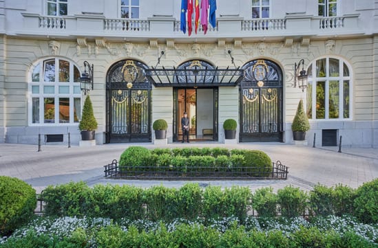 Entrance to the Ritz, Madrid