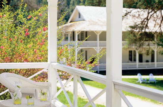 View from Wawona Hotel balcony | Yosemite