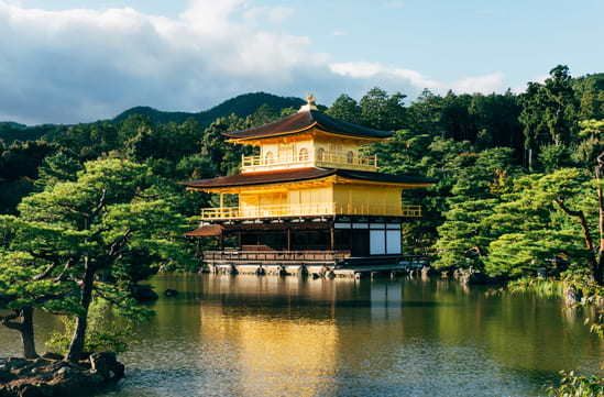 golden temple kyoto in japan