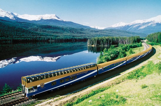 The Rocky Mountaineer, Canada