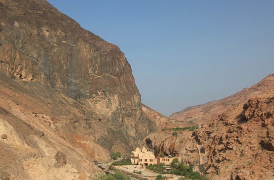The spectacular setting of Evason Ma’In Hot Springs, Jordan