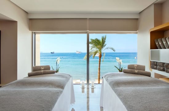 Enjoy a spa treatment by the sea at the Kempinski Hotel Aqaba, Jordan