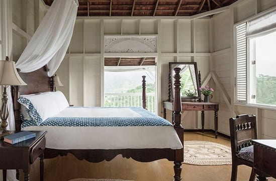 Charming and cosy rooms at Strawberry Hill Hotel, Jamaica