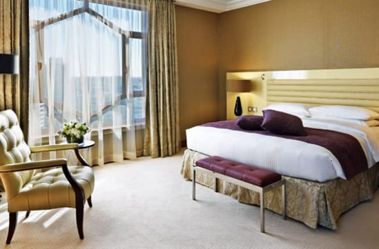 A room in a suite at the Grand Hyatt Amman