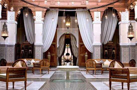 Royal Mansour riad hotel in Marrakech in morocco