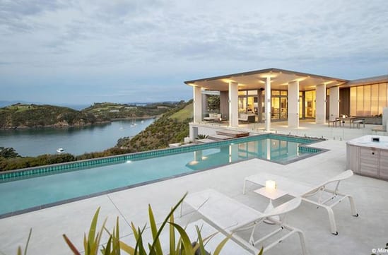 Enjoy stunning pool views