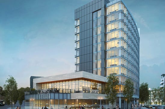 The Thompson Hotel's exterior