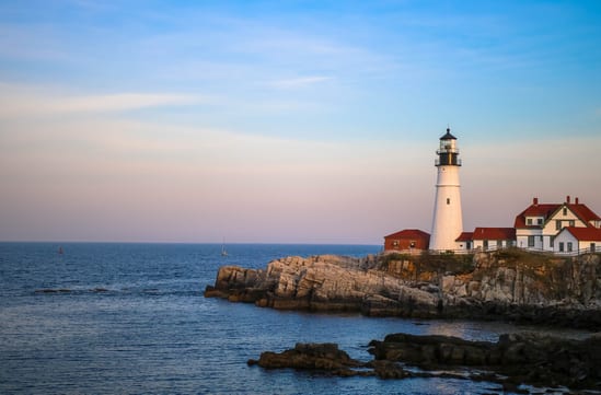 Portland head lighthouse New England, luxury holidays USA