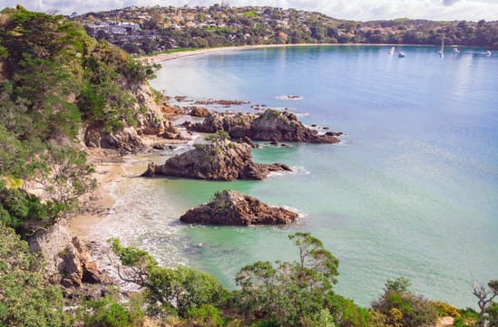 Views across Waiheke Island, luxury travel New Zealand