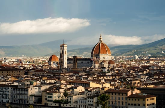 Florence skyline in the sunshine
